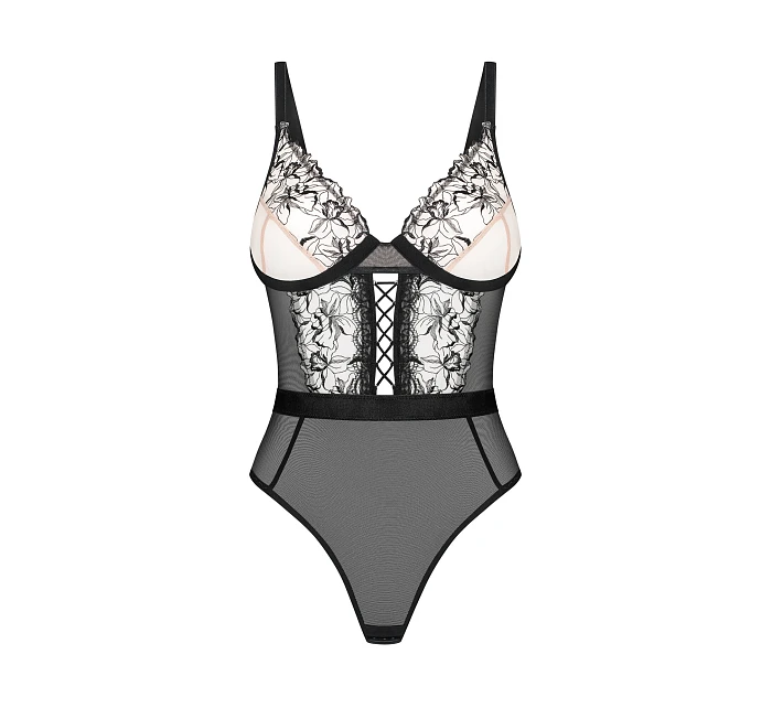 Dámské body  Teddy černé  model 22097958 - Obsessive