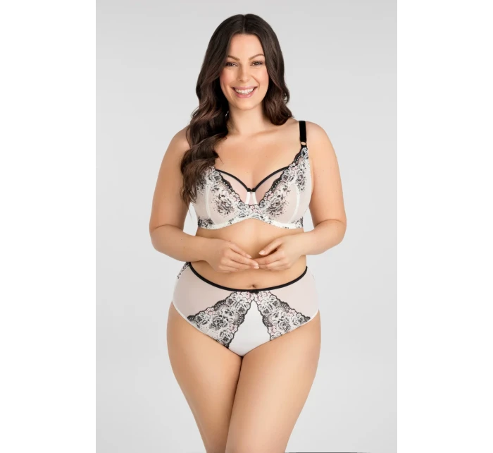 K840 BLACK & WHITE SOFT BRA