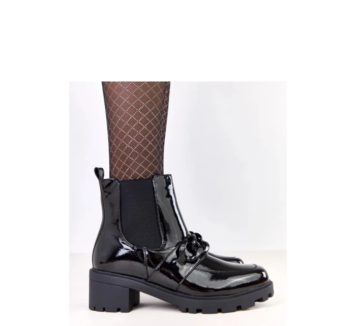 Boty na podpatku model 219410 Solea Boty na podpatku model 219410 Solea