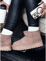 Dámské sněhule na platformě béžové BRINETTO FashionStreet ZY0568