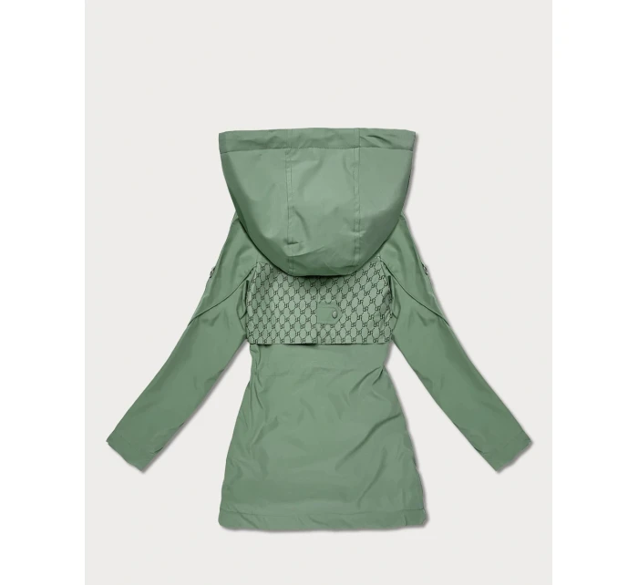 Damska kurtka z monogramem Goodlookin szarozielona (KK60412-3#)