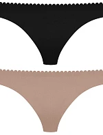 Dámské kalhotky 2 ks DIM BODY TOUCH HIPSTER 2x - DIM - černá