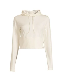 CASALL Studio Mikina s kapucí off white