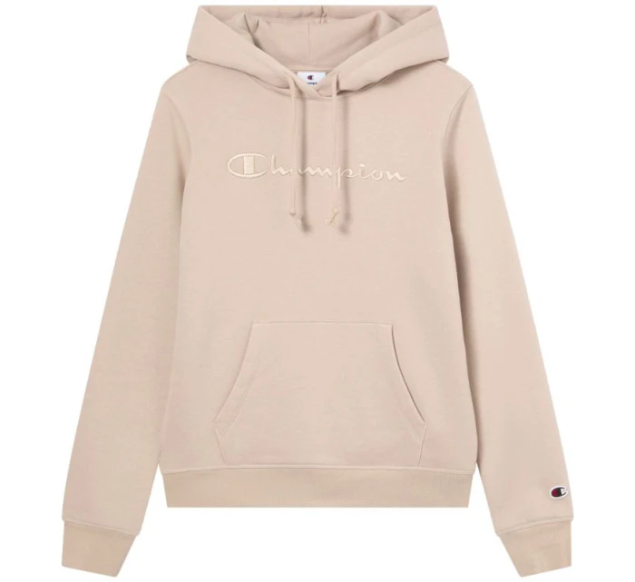 Dámská mikina s kapucí Champion beige 118379 MS099 Dámská mikina s kapucí Champion beige 118379 MS099