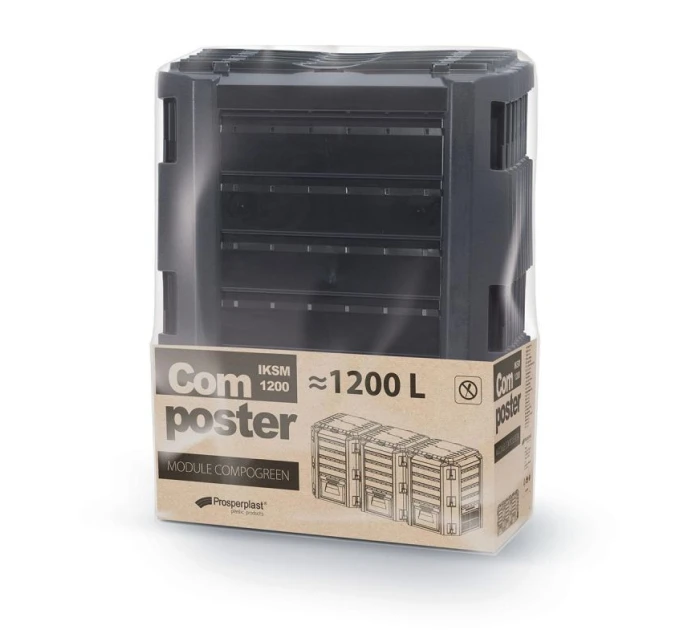 ECO-GARDEN SEGMENTÁRNÍ MODUL COMPOGREEN 1200L - ČERNÝ Dětské ECO-GARDEN SEGMENTÁRNÍ MODUL COMPOGREEN 1200L - ČERNÝ Dětské