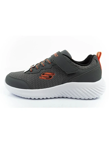 Dětská sportovní obuv  na suchý zip,  šedá model 22061822 - Skechers