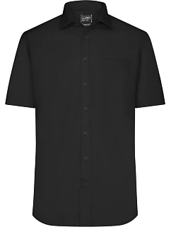 JN keprová košile s krátkým rukávem 02.0 black model 22488360 - Daiber