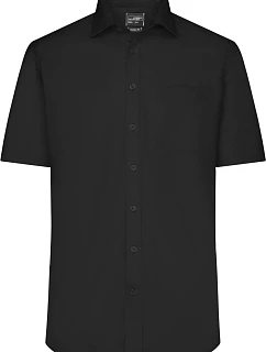 Daiber JN 684 Mikro keprová košile s krátkým rukávem 02.0684 black