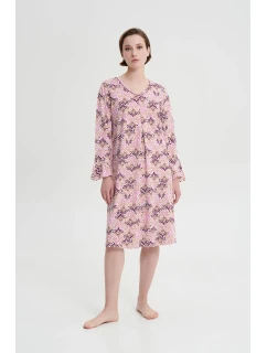 Noční košile s dlouhým rukávem model 18937459 - Vamp