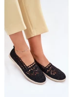 Krajkové Espadrilky Dámské Černé model 21701546 - Boto Krajkové Espadrilky Dámské Černé model 21701546 - Boto