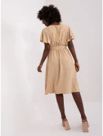 Sukienka DHJ SK model 21110928 beżowy - FPrice