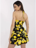 Sukienka MI SK model 21091720 czarno żółty - FPrice