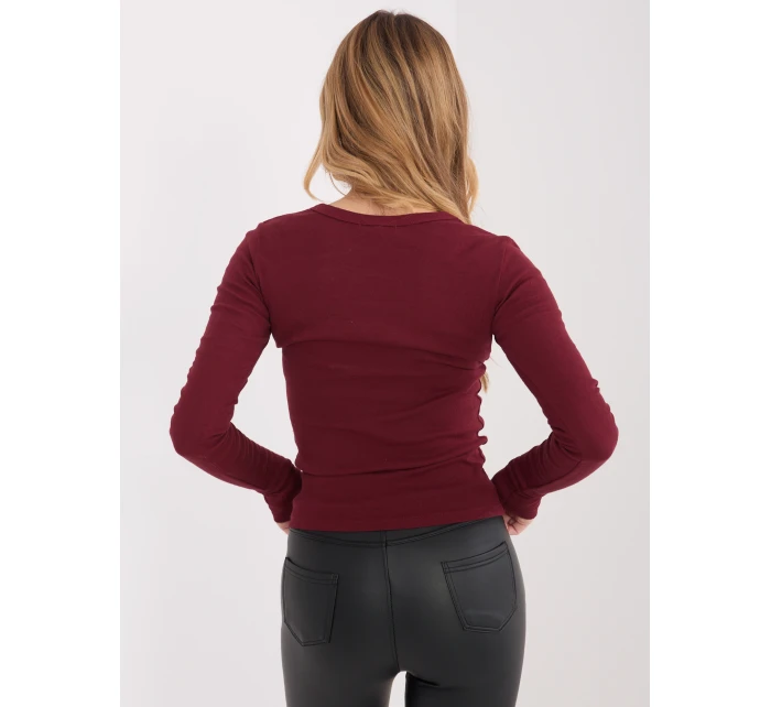 Bluzka WT BZ model 21875460 bordowy - FPrice