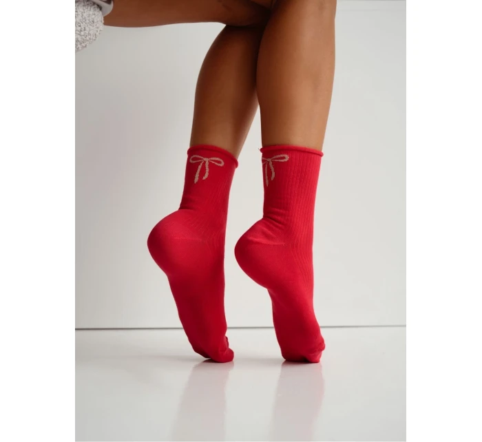 ponožky  s mašlí 3741 model 21475335 - Milena