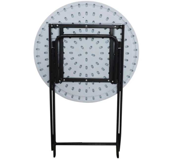 Skládací BALKONOVÝ STŮL BÍLÝ 60x72 cm