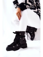 Kožené boty Trapper Lewski Světle černé model 21569643 - Boto