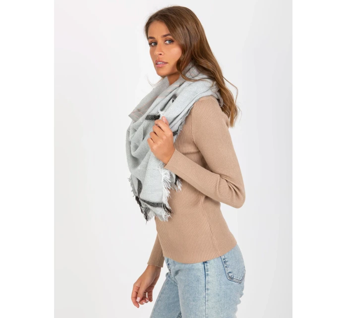 Dámský šátek AT CH 14201 1.77P šedý černý