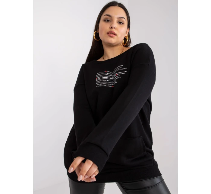 Mikina RV BL 7124.01 černá Mikina RV BL 7124.01 černá