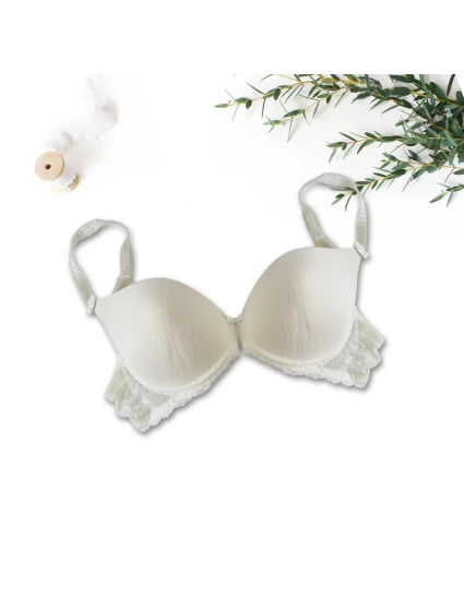 Dámská push-up podprsenka 20613 smetanová - Selmark Dámská push-up podprsenka 20613 smetanová - Selmark