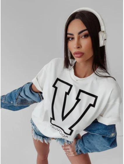 Dámské tričko model 18503384 ecru - Ola Voga