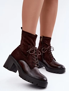 Boty na podpatku  model 232078 Step in style