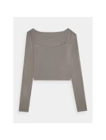 Dámské hladké tričko s dlouhým rukávem model 21431878 - 4F Dámské hladké tričko s dlouhým rukávem model 21431878 - 4F