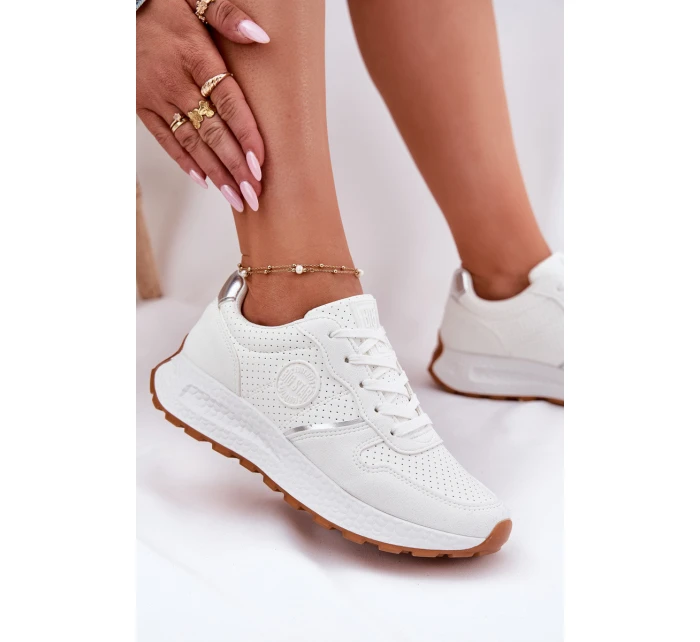 Dámské Tenisky Na Platformě Big Star model 21693863 HiPoly System Bílé - Big Star Shoes Dámské Tenisky Na Platformě Big Star model 21693863 HiPoly System Bílé - Big Star Shoes