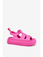 Dámské Sandály Na Platformě Fuchsie Nitavelia Dámské Sandály Na Platformě Fuchsie Nitavelia