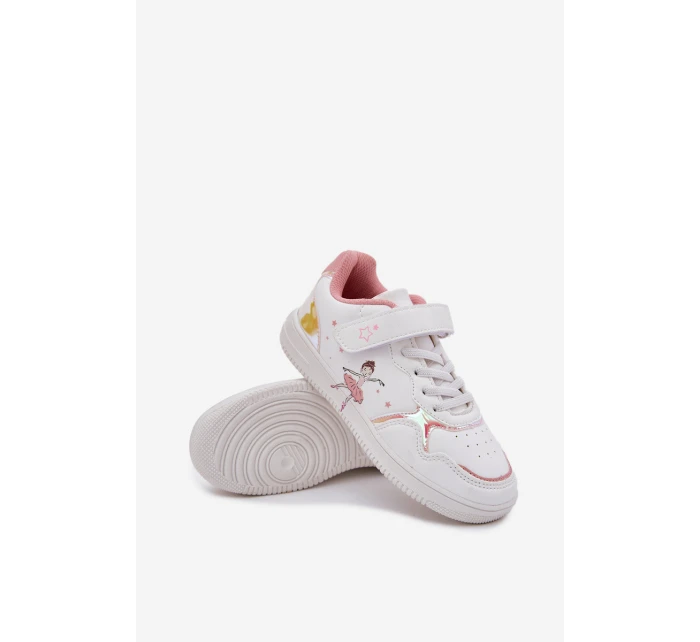 Dívčí Sportovní Boty Baletka Bílé Ulinasse Dívčí Sportovní Boty Baletka Bílé Ulinasse