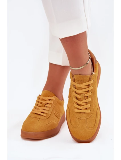 Dámské Semišové Tenisky Big Star model 21703168 HIPOLY SYSTEM Žluté - Big Star Shoes Dámské Semišové Tenisky Big Star model 21703168 HIPOLY SYSTEM Žluté - Big Star Shoes