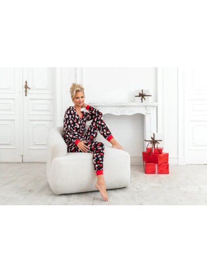 Pyžamo model 20540069 Long Black - Donna Pyžamo model 20540069 Long Black - Donna