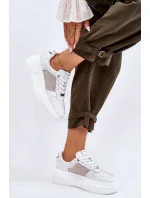 Dámské klasické sportovní boty GOE LL2N4060 Bíle Dámské klasické sportovní boty GOE LL2N4060 Bíle