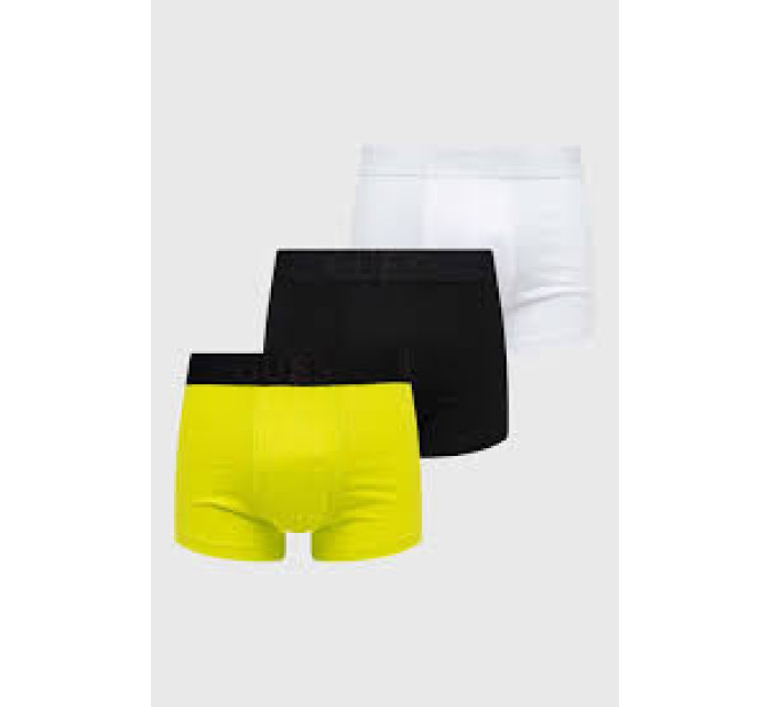 Pánské boxerky U3GG23K6YW0 F8DQ bílé-neon.žluté-černé - Guess