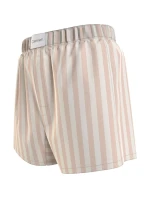 Dámské pyžamové šortky QS6892E FRN proužky - Calvin Klein