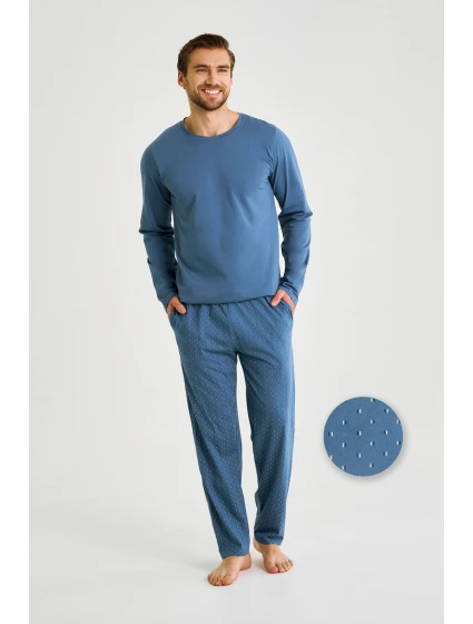 3474 PÁNSKÉ DLOUHÉ PYŽAMO LORENZO M-2XL