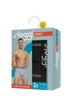 Pánské boxerky Start Short C2P box - BLACK - černá 0004 - SLOGGI