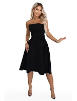 sukienka midi bez z  czarna model 22550994 - numoco