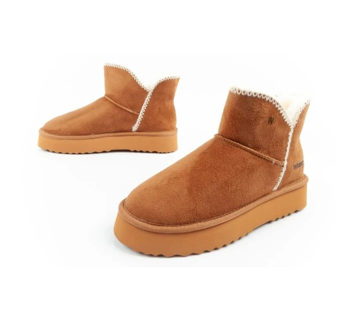 Wrangler Elsa zimní kotníkové boty zateplené pohodlné módní hnědé Wrangler Elsa zimní kotníkové boty zateplené pohodlné módní hnědé