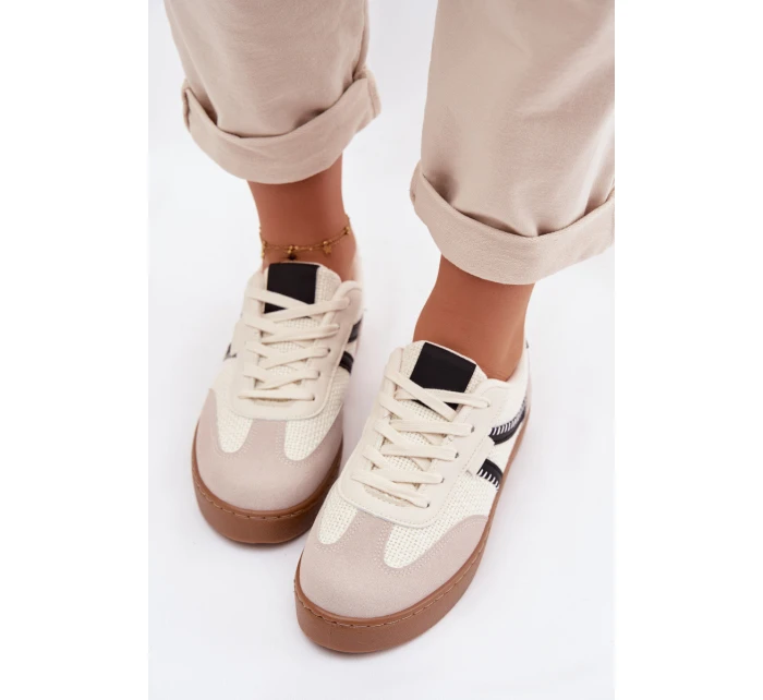 Dámské nízké tenisky černobílé model 21951691 - Boto Dámské nízké tenisky černobílé model 21951691 - Boto