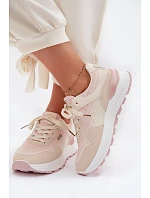 Dámské tenisky na platformě Béžové model 22099931 - Boto Dámské tenisky na platformě Béžové model 22099931 - Boto