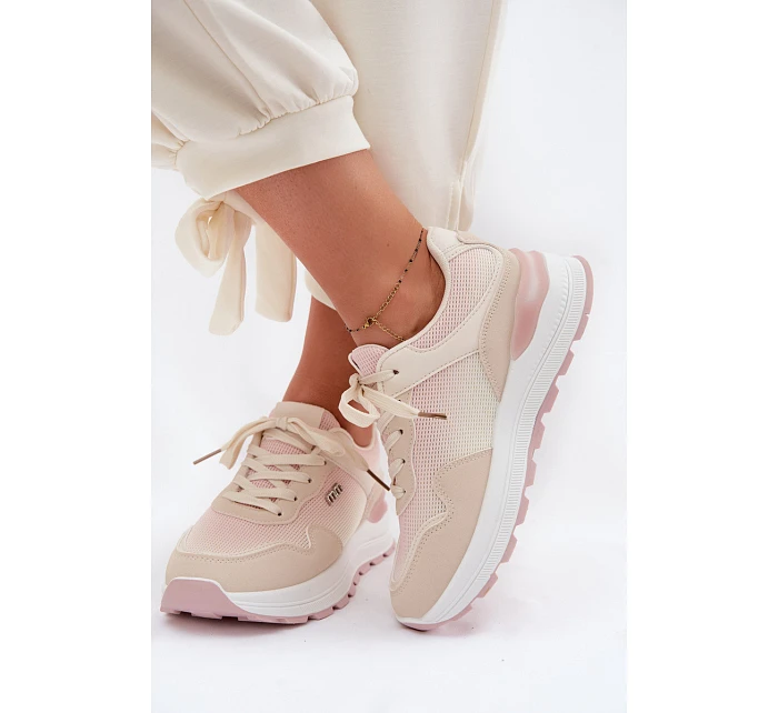 Dámské tenisky na platformě Béžové model 22099931 - Boto Dámské tenisky na platformě Béžové model 22099931 - Boto