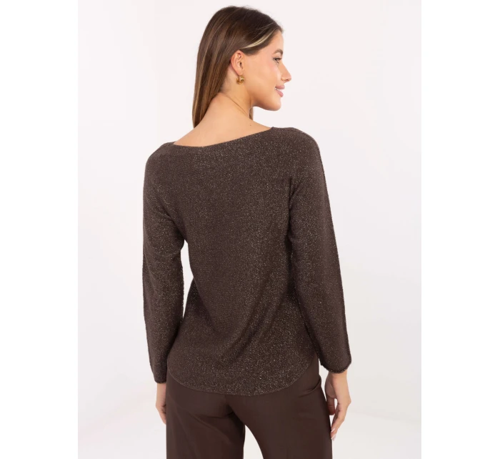 Sweter IT SW model 21480400 ciemny brązowy - FPrice