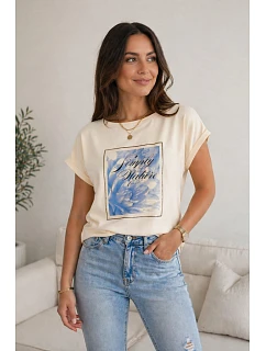 model 22143808 BLOUSE - OFF PINK