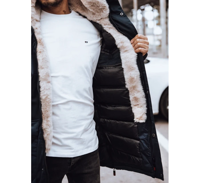 FashionStreet pánská tmavě modrá zimní bunda TX4591