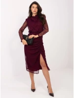 Sukienka IT SK model 21795553 ciemny fioletowy - FPrice