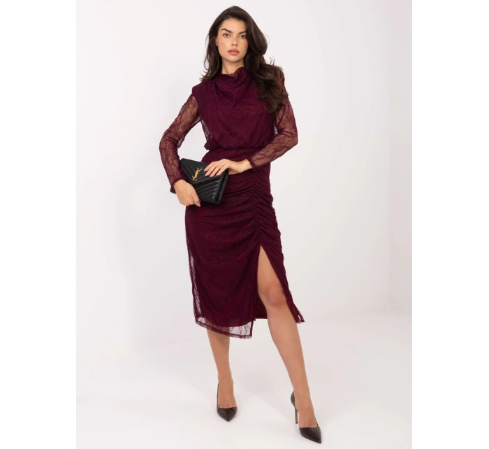 Sukienka IT SK model 21795553 ciemny fioletowy - FPrice