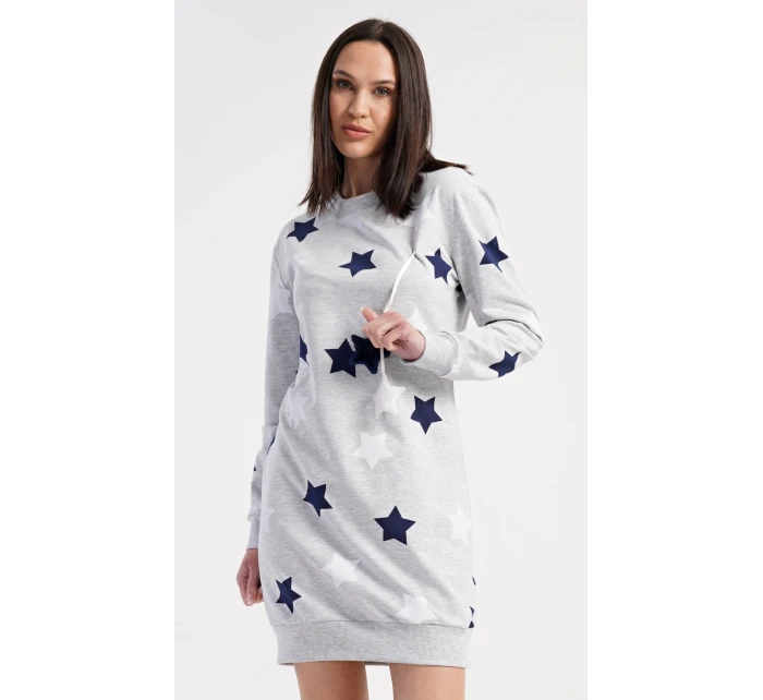 Dámské domácí šaty s dlouhým rukávem model 21417125 - Vienetta