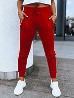 Dámské tepláky FITS červené UY0533