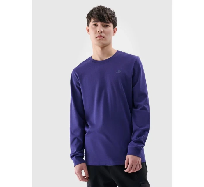 Pánské hladké tričko s dlouhým rukávem model 21432190 pánské - 4F Pánské hladké tričko s dlouhým rukávem model 21432190 pánské - 4F