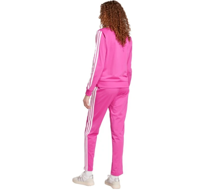 Adidas Essentials dámská tepláková souprava se třemi pruhy růžová JD5436